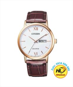 Đồng Hồ Citizen Nam BM9012-02A – Kính Sapphire – Eco-Drive (Năng Lượng Ánh Sáng) – Dây da